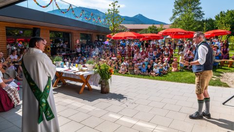 Einweihungsfest des Neubaus | Kindergarten und Kinderkrippe Samerberg