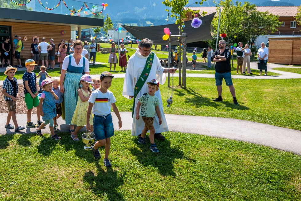 Einweihungsfest des Neubaus | Kindergarten und Kinderkrippe Samerberg
